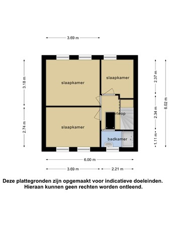 Floorplan - Primulastraat 9, 4651 LE Steenbergen
